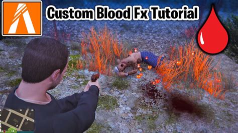 how to use fake blood on clothing|realistic blood fivem.